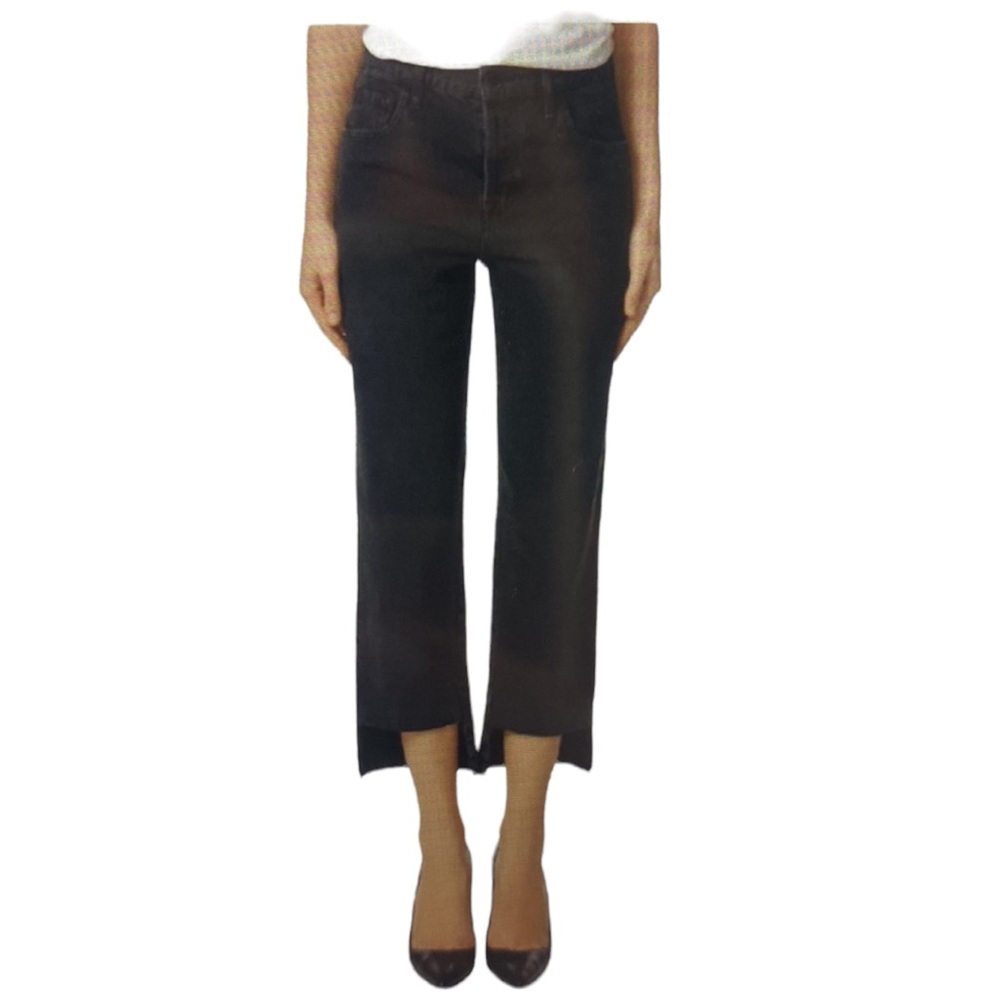 J Brand Wynn High-Rise Crop Straight Leg  Jeans in Overthrow